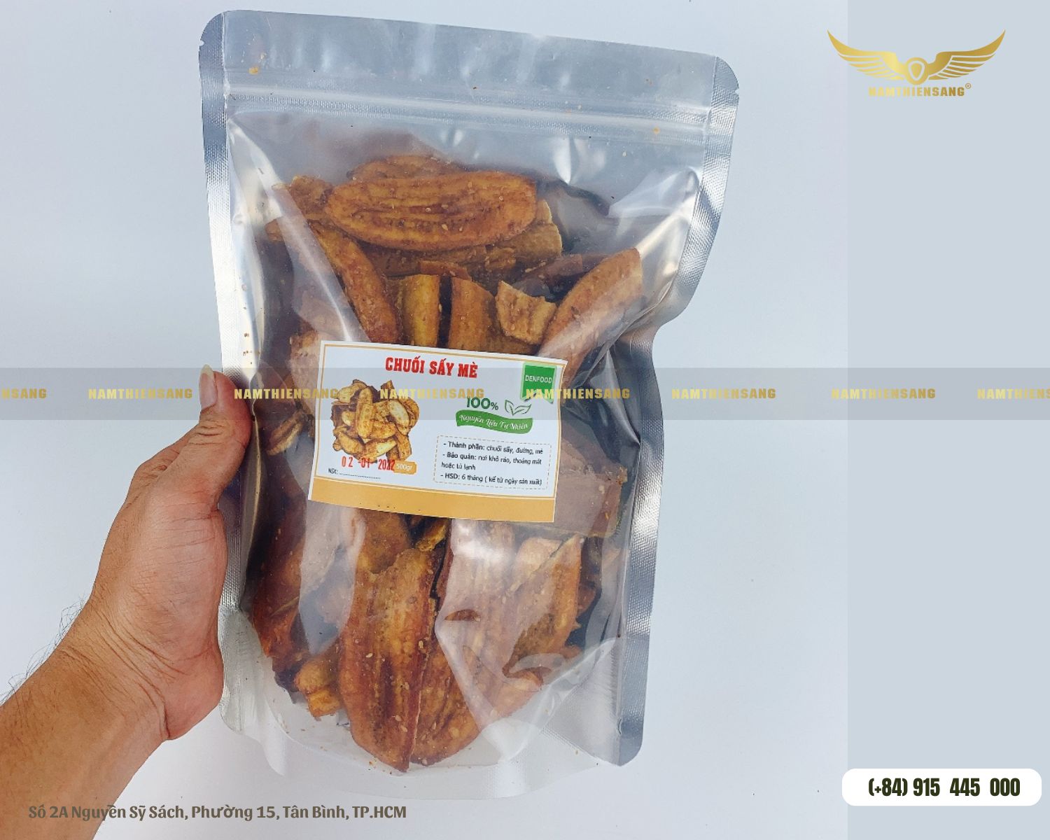 Bao Bì Chuối Sấy Kiểu Túi Zip Đáy Đứng